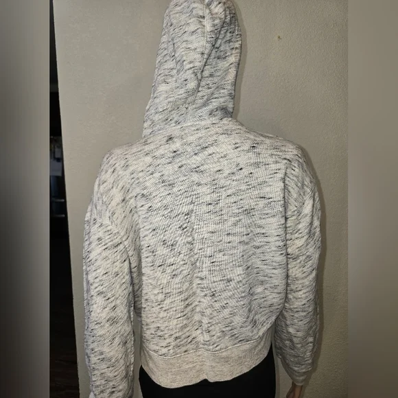 J Crew Womens Full Zip Hoodie Vintage Fleece Size Small Gray/beige - Picture 9 of 9